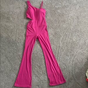 JoyLab Women's Pink Cut Out Jumpsuit